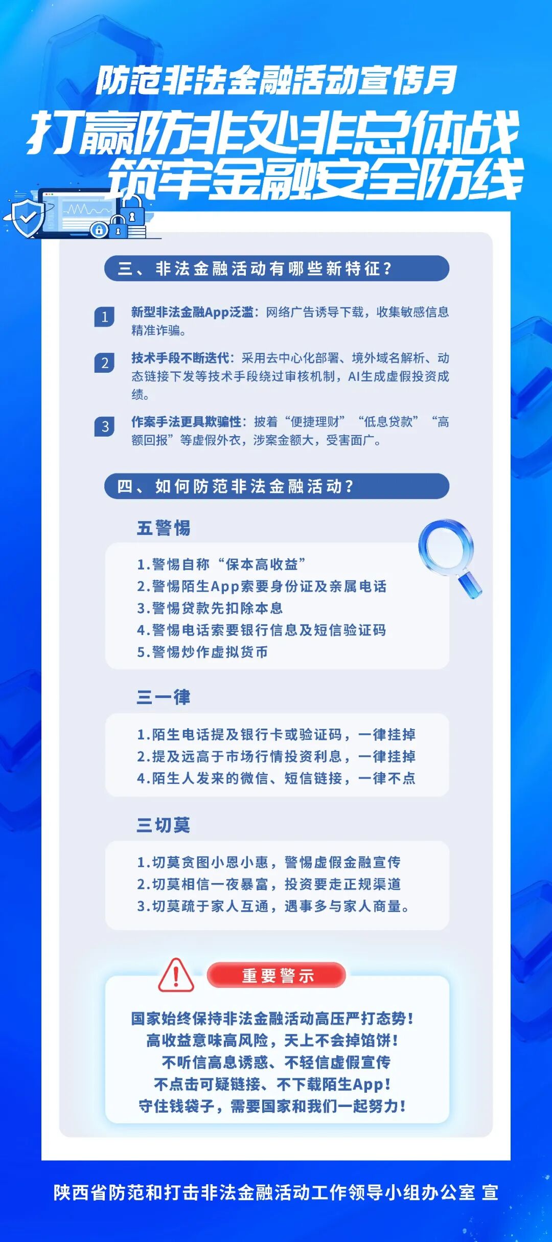 防范非法金融活动宣传月 | 打赢防非处非总体战 筑牢金融安全防线