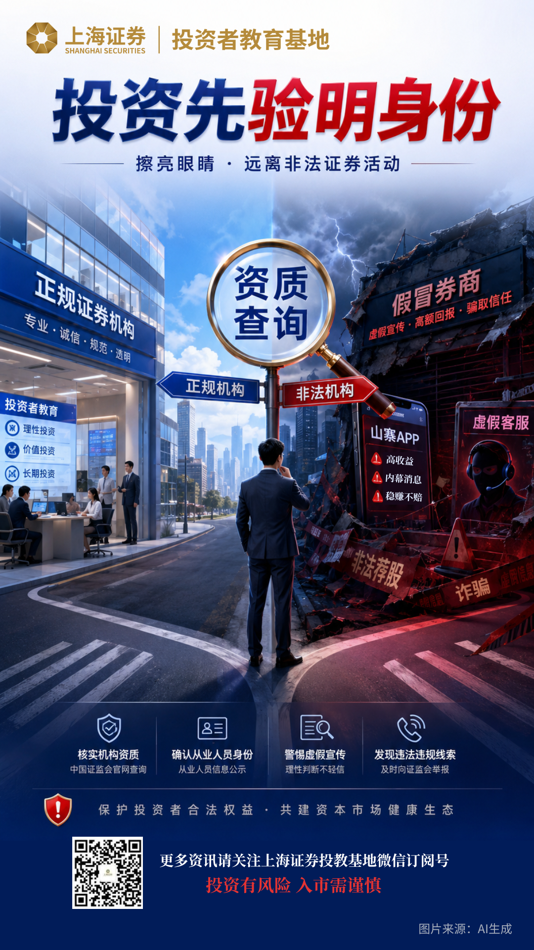 【防非宣传月】投资先验明身份